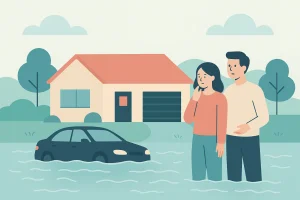 driveway flooding bucks